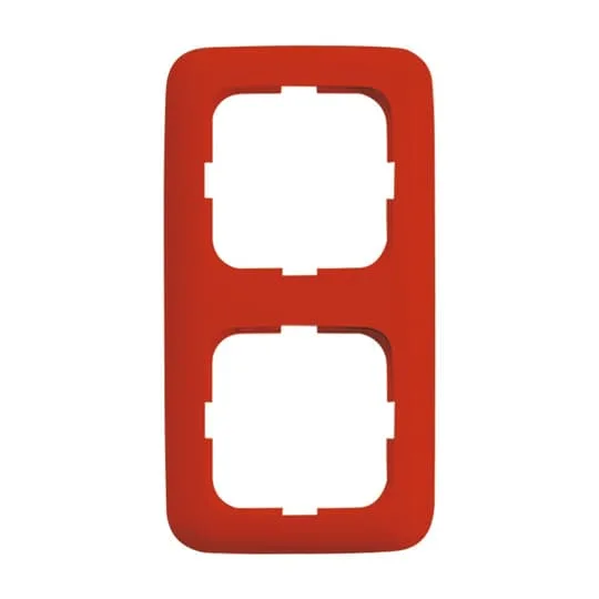 Busch-Jaeger 2CKA001725A1565 Abdeckrahmen 2-fach Reflex SI rot