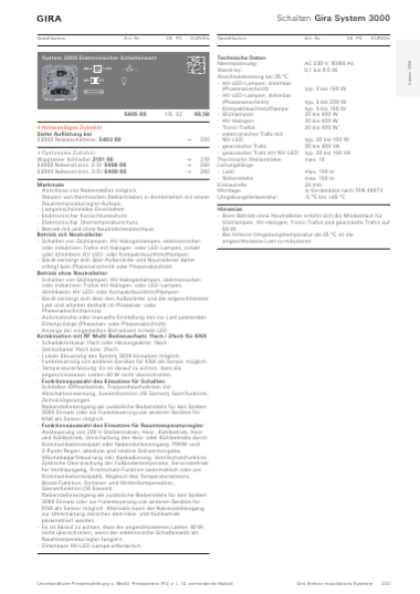 Katalog Deutschland / Österreich 2027/2028, Seite 233