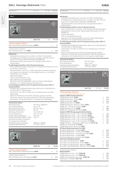 Katalog Deutschland / Österreich 2027/2028, Seite 260