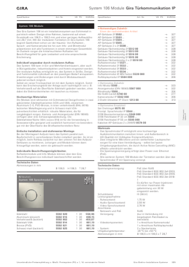 Gira Katalog Deutschland / Österreich 2027/2028, Seite 305