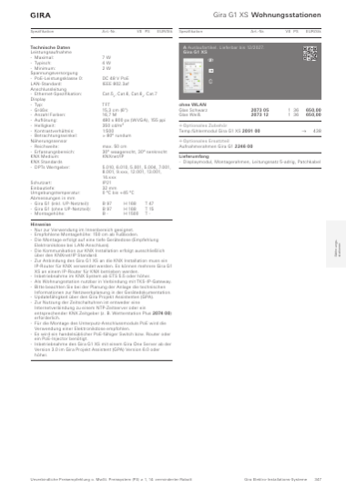 Gira Katalog Deutschland / Österreich 2027/2028, Seite 347