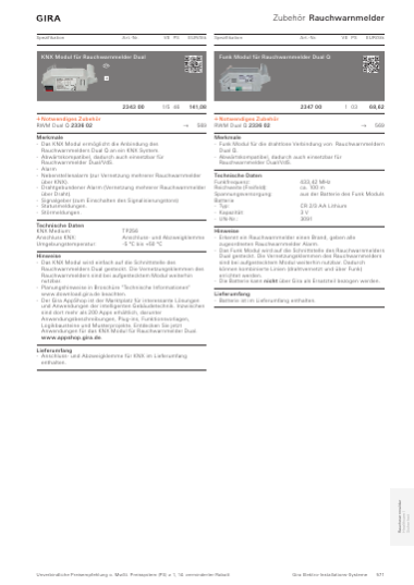 Gira Katalog Deutschland / Österreich 2027/2028, Seite 571