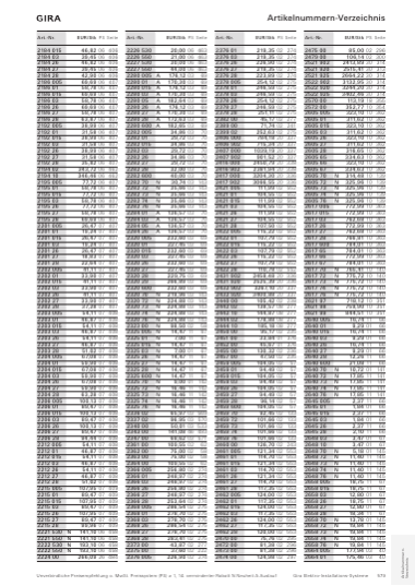Gira Katalog Deutschland / Österreich 2027/2028, Seite 579