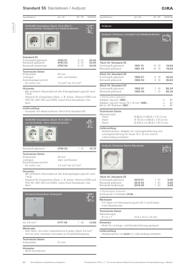Gira Katalog Deutschland / Österreich 2027/2028, Seite 80