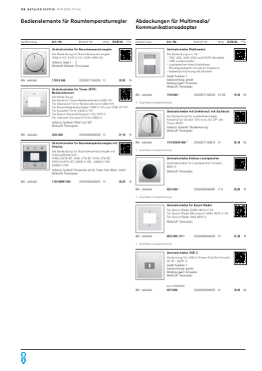 Busch-Jaeger Katalog 2027/2028, Seite 158