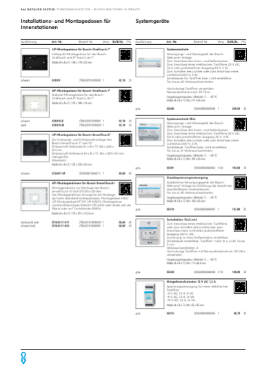 Busch-Jaeger Katalog 2027/2028, Seite 344