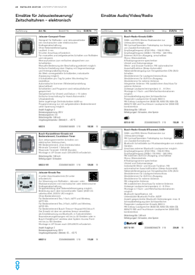 Busch-Jaeger Katalog 2027/2028, Seite 40