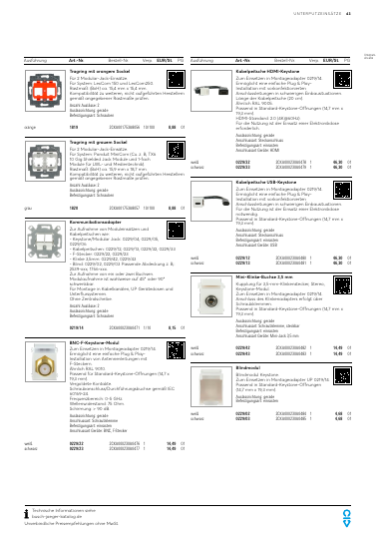 Busch-Jaeger Katalog 2027/2028, Seite 43