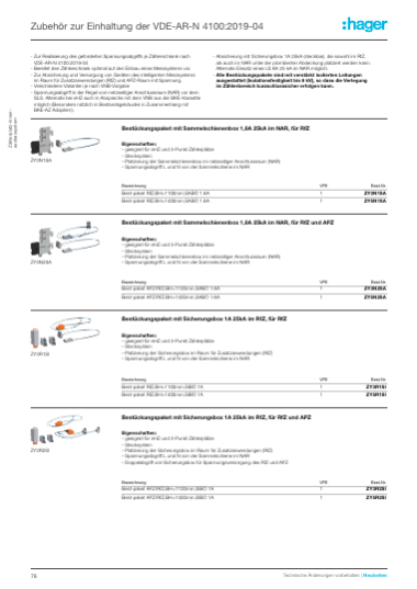 Installationsverteilungen und Schalt-/ Schutzgeräte Katalog 2025/2026, Seite 80