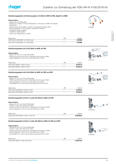 Installationsverteilungen und Schalt-/ Schutzgeräte Katalog 2025/2026, Seite 81