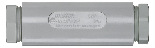 Merten 526129 Kabelverbindungsmuffe 5x2,5qmm grau