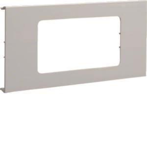 Hager R64927035 Blende 2-fach R7 für UP-Einsatz mit Rahmen BRH/A/S Oberteil 120 mm lichtgrau Hager R64927035 Blende 2-fach R7 für UP-Einsatz mit Rahmen BRH/A/S Oberteil 120 mm lichtgrau