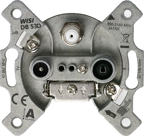 Wisi DB53D Antennendose Stich 3-fach Wisi DB53D Antennendose Stich 3-fach
