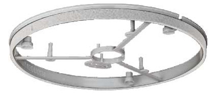 Kaiser 1293-80 Einbaugehäuse Frontring KompaX® Deckenauslass Ø 160 mm in Sichtbetonausführung Kaiser 1293-80 Einbaugehäuse Frontring KompaX® Deckenauslass Ø 160 mm in Sichtbetonausführung