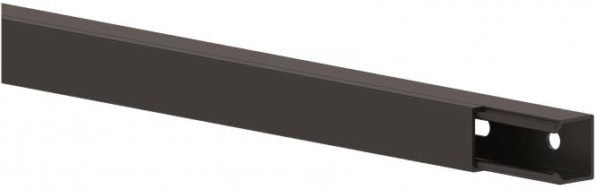 GGK 3630 Leitungsführungskanal LFG 15x15-9005 PVC mit Bodenlochung schwarz