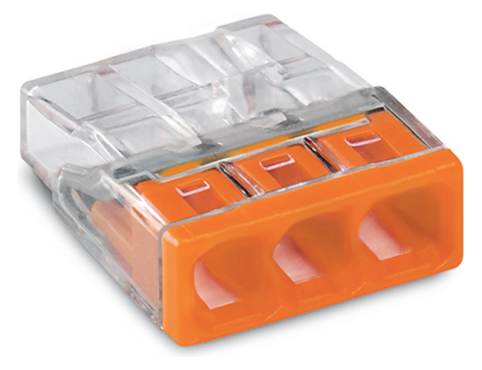 Wago 2273-203 COMPACT-Verbindungsdosenklemme für eindrähtige Leiter max.2,5mm² Wago 2273-203 COMPACT-Verbindungsdosenklemme für eindrähtige Leiter max.2,5mm²