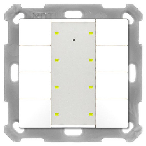 MDT BE-TA55T8.G2 Taster Plus TS 55 8-fach reinweiß glänzend MDT BE-TA55T8.G2 Taster Plus TS 55 8-fach reinweiß glänzend