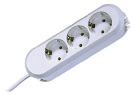 Bachmann 387.271 Tischsteckdose 3xSchuko weiß 3m Bachmann 387.271 Tischsteckdose 3xSchuko weiß 3m