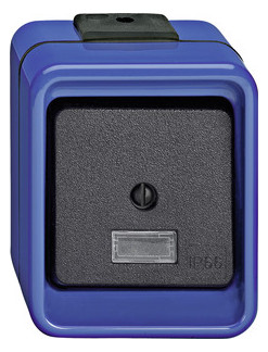 Merten 370675 Wippschalter Wechsel blau SCHLAGFEST Merten 370675 Wippschalter Wechsel blau SCHLAGFEST