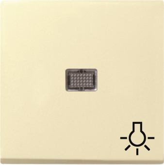 Gira 063001 Wippe Kontrollfenster groß & Symbol Licht System 55 Cremeweiß glänzend
