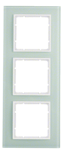 Berker 10136909 B7 Rahmen 3-fach Glas polarweiß Berker 10136909 B7 Rahmen 3-fach Glas polarweiß