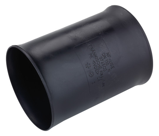 Fränkische 19910075 Kabuflex-Muffe 75 schwarz Doppelsteckmuffe SD