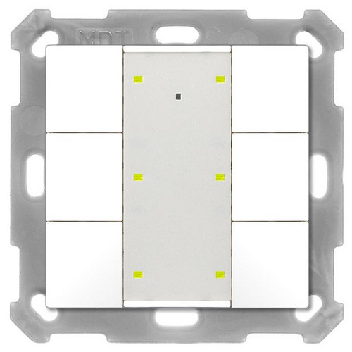 MDT BE-TA55T6.G2 Taster Plus TS 55 6-fach reinweiß glänzend MDT BE-TA55T6.G2 Taster Plus TS 55 6-fach reinweiß glänzend