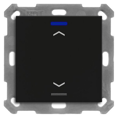 MDT BE-TAL550106.A1 KNX Taster Light 55 1-fach RGBW schwarz matt Jalousie MDT BE-TAL550106.A1 KNX Taster Light 55 1-fach RGBW schwarz matt Jalousie