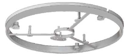 Kaiser 1293-81 Einbaugehäuse Frontring KompaX® Deckenauslass Ø 165 mm in Sichtbetonausführung Kaiser 1293-81 Einbaugehäuse Frontring KompaX® Deckenauslass Ø 165 mm in Sichtbetonausführung