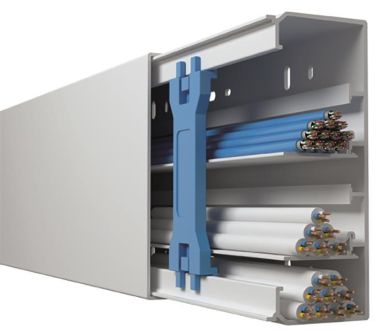 GGK 11035 Leitungsführungskanal FB 60x150-9010 PVC mit Bodenlochung alpinweiß GGK 11035 Leitungsführungskanal FB 60x150-9010 PVC mit Bodenlochung alpinweiß