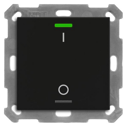 MDT BE-TAL550106.B1 KNX Taster Light 55 1-fach RGBW schwarz matt Schalten MDT BE-TAL550106.B1 KNX Taster Light 55 1-fach RGBW schwarz matt Schalten