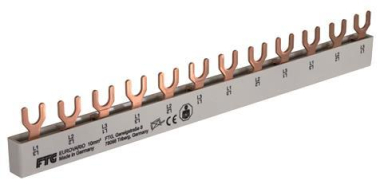 FTG ES31210 Gabel E12 3polig 210mm 10qmm Sammelschiene Eurovario FTG ES31210 Gabel E12 3polig 210mm 10qmm Sammelschiene Eurovario