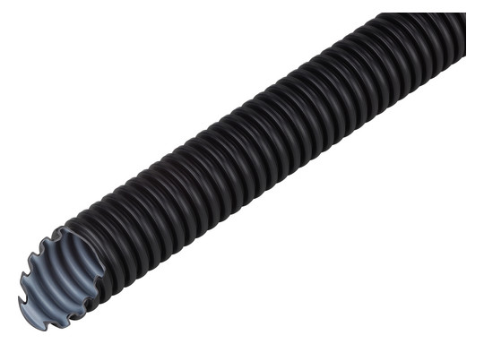 Fränkische 26210016 FBY-EL-F 16 schwarz leichtes Ku-Wellrohr M16