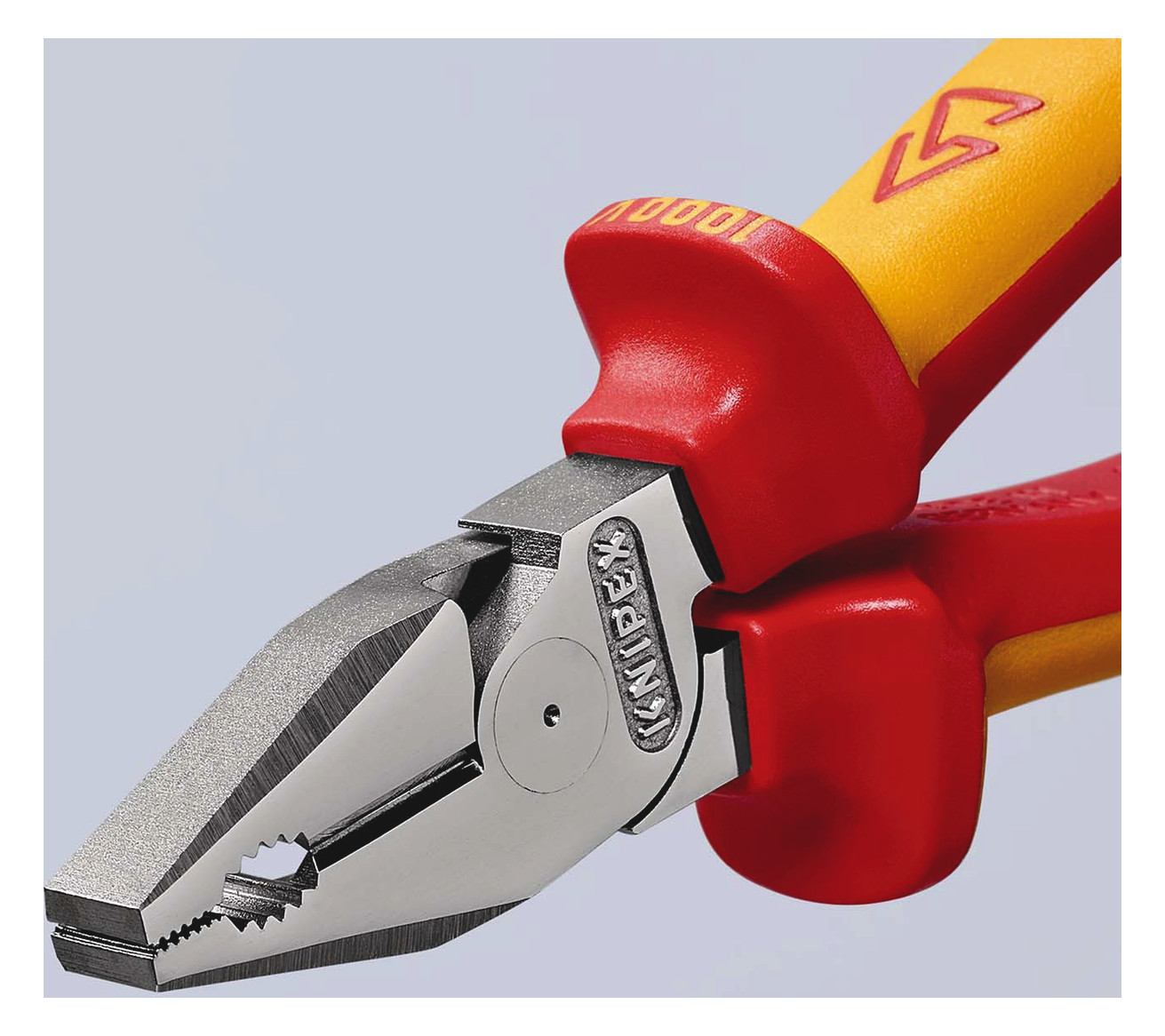 Knipex 0206225 Kraft-Kombizange 225mm verchromt Kunststoffhülle