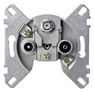 Merten 466097 Sat-Antennendose 3-fach