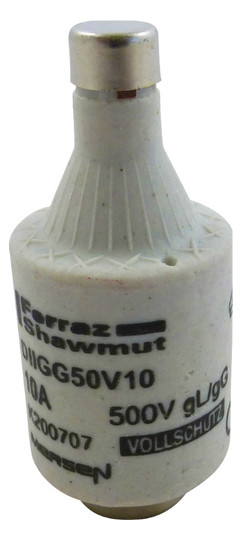 Mersen 00597.010700 DII 10A gG rot D-Sicherung 500V/DIAZED