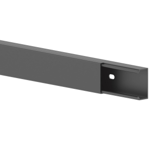 GGK 3631 Leitungsführungskanal LFG 15x30-9005 PVC mit Bodenlochung schwarz