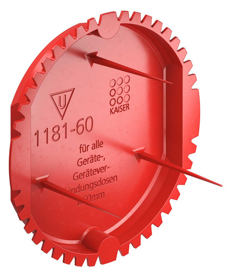 Kaiser 1181-60 Unterputz Signaldeckel für Einbauöffnung Ø 60 mm Kaiser 1181-60 Unterputz Signaldeckel für Einbauöffnung Ø 60 mm