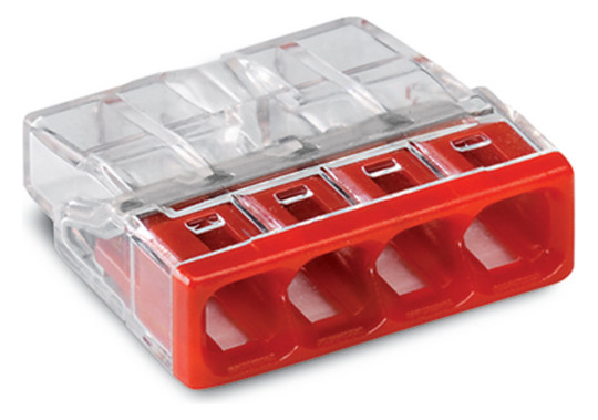 WAGO 2273-204 COMPACT-Verbindungsdosenklemme für eindrähtige Leiter max.2,5mm²