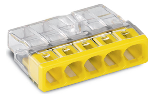 WAGO 2273-205 COMPACT-Verbindungsdosenklemme für eindrähtige Leiter max. 2,5mm² 
