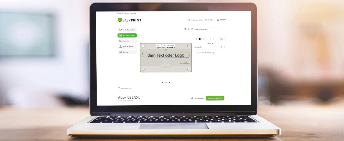Spelsberg EasyPrint Online-Service