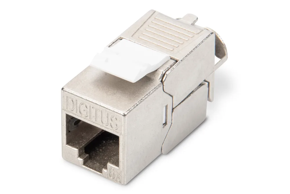 Digitus DN-93615 CAT6A Keystone Modul, geschirmt, werkzeugfreie Montage