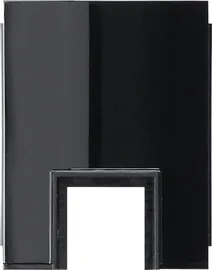 Gira 0008055 Adapter zur Leitungseinführung für Kanal 15 x 15 mm schwarz glänzend