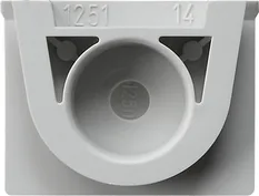 Gira 000930 Adapter zur Leitungseinführung 1fach (geschlossen) grau