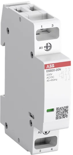 ABB 1SBE121111R0620 Installationsschütz 20 A, 2S/0Ö, 230 V AC/DC