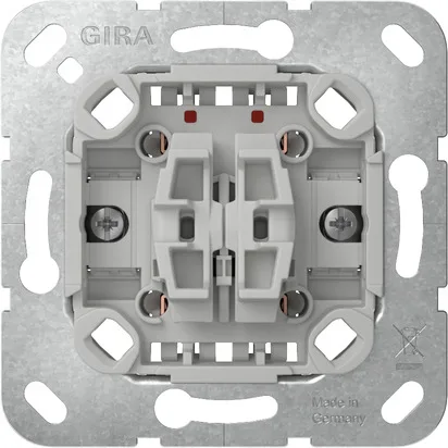 Gira 310800 Einsatz Wippschalter 10 AX 250 V~ Wechselschalter 2fach