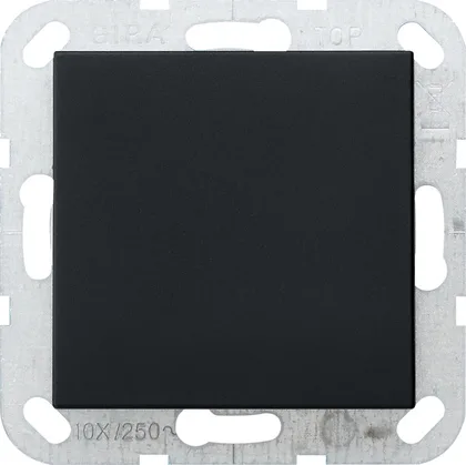 Gira 0268005 Blindabdeckung mit Tragring (lackiert) schwarz matt