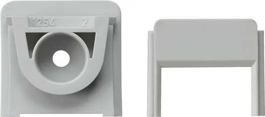 Gira 001030 Adapter zur Leitungseinführung für Kanal 15 x 30 mm grau