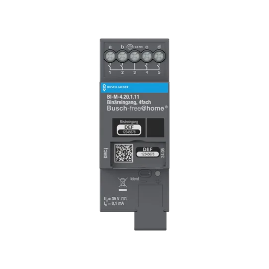 Busch-Jaeger 2CDG510014R0021 Binäreingang, 4fach REG für Busch-free@home®