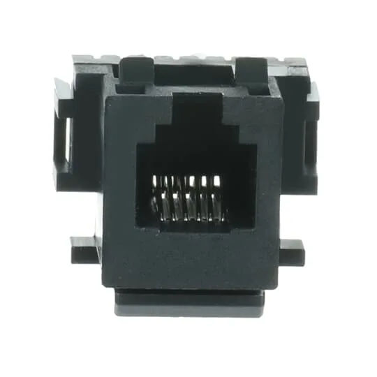 Busch-Jaeger 2CKA000225A0078 Modular-Jack-Buchse, 6-polig Kat. 3 (AMP-Nr. 216000-2)